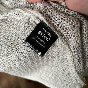 POL, lightweight cardigan. Size medium (runs big). Beige, green, white.